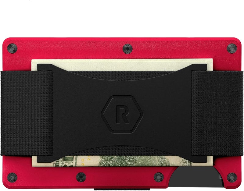 The Ridge إصدار NFL، محفظة معدنية ألومنيوم للرجال بتصميم بسيط - مانع RFID، مرن، نحيف لحفظ بطاقات الائتمان في الجيب الأمامي مع حزام نقدي وملقط نقود إضافي - Image 3